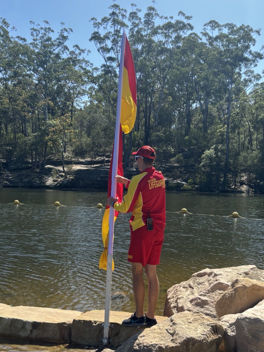 slsnsw's tweet photo. #LAKEPARRAMATTA // For the first time, the iconic red and yellow flags will fly at Lake Parramatta every weekend and then 7-days a week through summer. Lake Parramatta opened last weekend and is patrolled on weekends 10am-7pm for Nov and daily 10am-7pm in Decand Jan. https://t.co/XuGhmBTvey