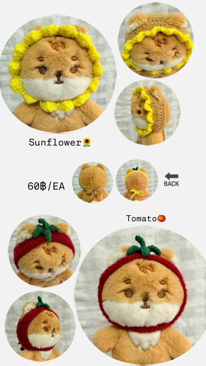 Memyday1's tweet photo. ออเดอร์เข้ามาได้เรื่อยๆ นะคะ ตอนนี้มีเวลาถักแล้วค่ะ😄🌻🍎🍅🍋 #รีวิวให้ออมม่าน้องโทรง 🦊🍼 https://t.co/EsyCvzc6h8