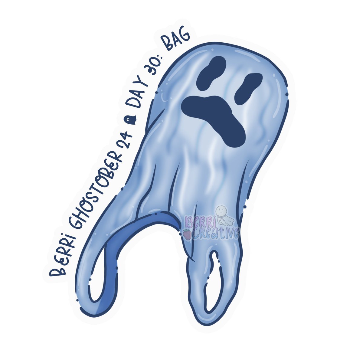 BerriCreative's tweet photo. Ghostober 2024 Day 30: Bag
Prompt list by me!
`
`
#berrisghostober24 #ghosts #cuteart #kawaiiart #art #artist #comissionsopen #spooky #spookyseason #halloween📷 #halloween2024 #artistontwitter #digitalart #supportartists #ArtistOnTwitter #ghosts #ghost #digitalart #art https://t.co/NPiaii3bmw