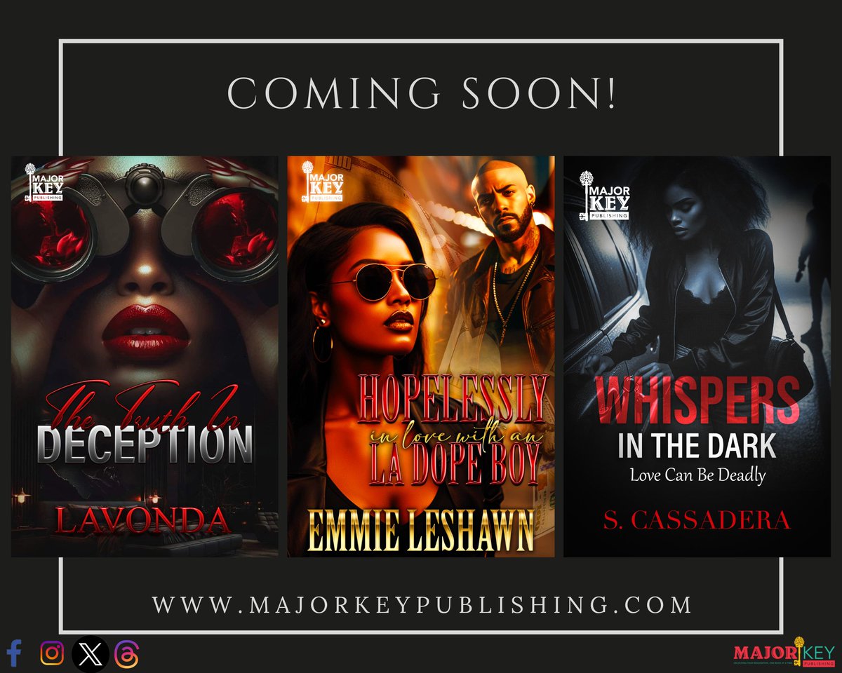 MajorKeyPub's tweet image. Don't forget to subscribe to our mailing list...you don't want to miss out on our releases, giveaways and so much more!
majorkeypublishing.com/signup

#majorkeypublishing #signupnow #MailingList #giveaways #ItsMajor