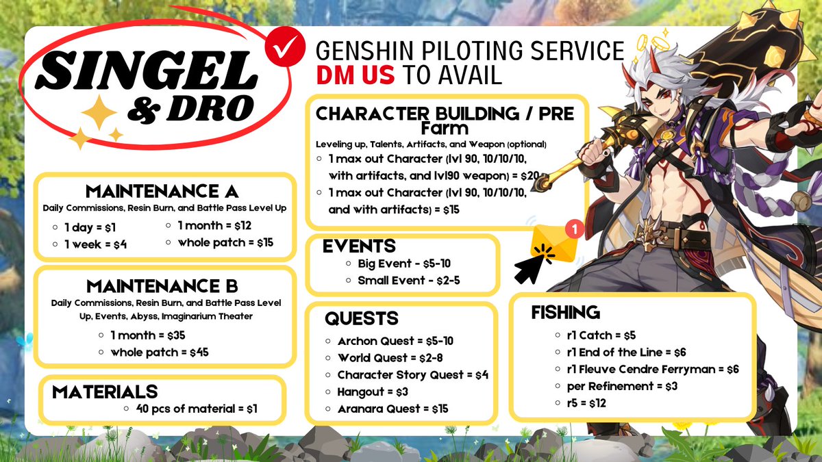 SingelnDro🍒Genshin|Hsr|Wuwa|Zzz|LaD Pilot🍒 tweet media