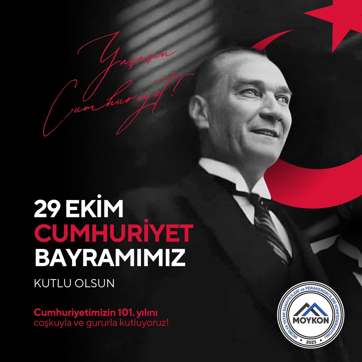 Cumhuriyetimizin 101. yılı kutlu olsun! 🇹🇷

#29Ekim #CumhuriyetBayramı #Kutluolsun