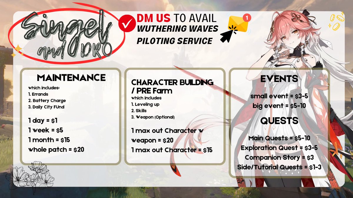 SingelnDro🍒Genshin|Hsr|Wuwa|Zzz|LaD Pilot🍒 tweet media