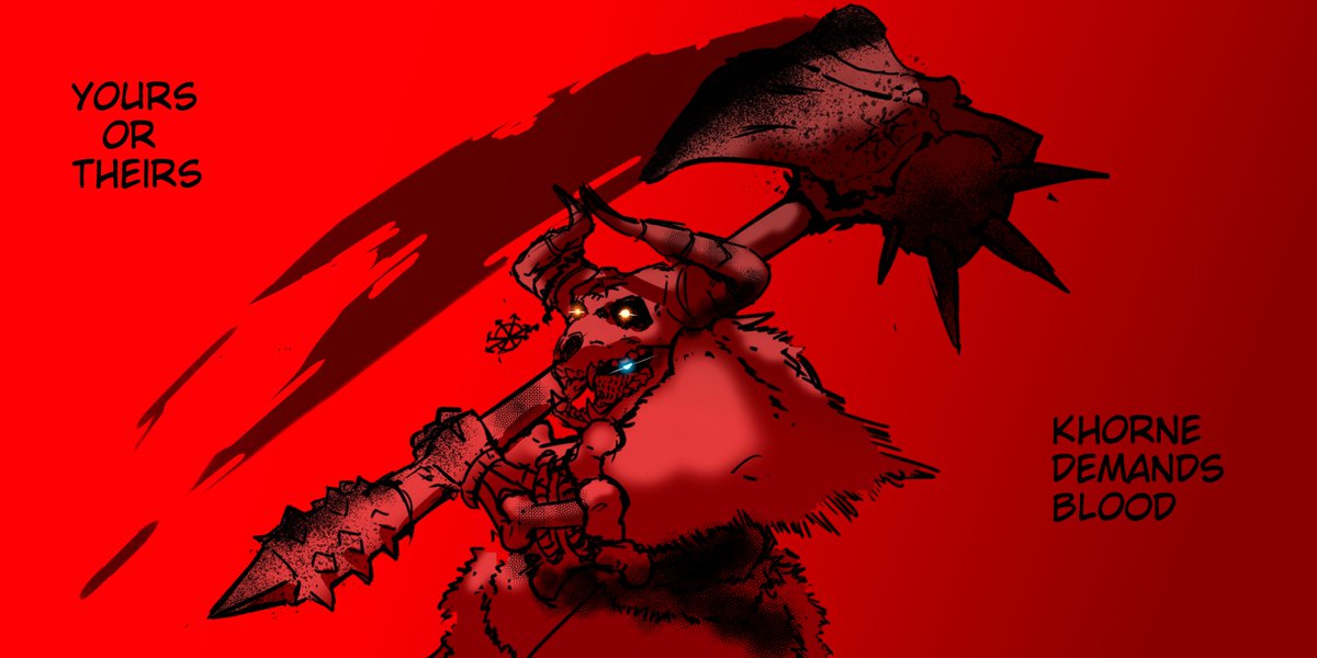 Monarch I Commissions Open! (@insane_monarch) on Twitter photo Revival of twitter account
Blood for the Blood god!
#Warhammer Revival of twitter account
Blood for the Blood god!
#Warhammer