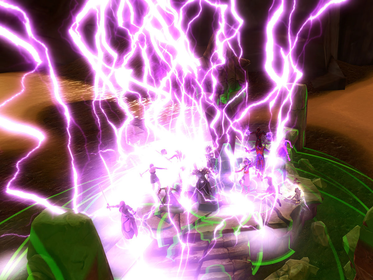 IntisarNOR's tweet image. Tonight my #SWTOR guild New Outriders celebrated Halloween with Spooky Sorc Sunday! We visited the Dark Heart of Voss, ventured into the Spirit Realm, flew through the air of Belsavis and battled a trio of Machine Gods on Iokath! Wherever we went, lightning followed!