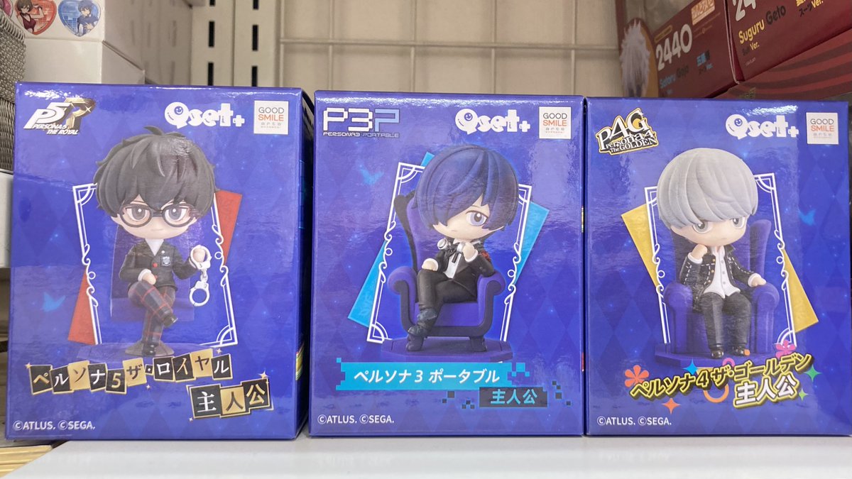 コトブキヤ日本橋1F】新商品：「Qset+ P3P/P4G/P5R主人公」（各種