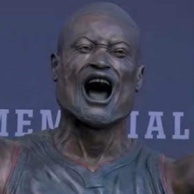 dgreezy90's tweet photo. Well since that game is over, let's talk about how they unveiled that Kelsey Grammer statue today! https://t.co/LUgylRxB69