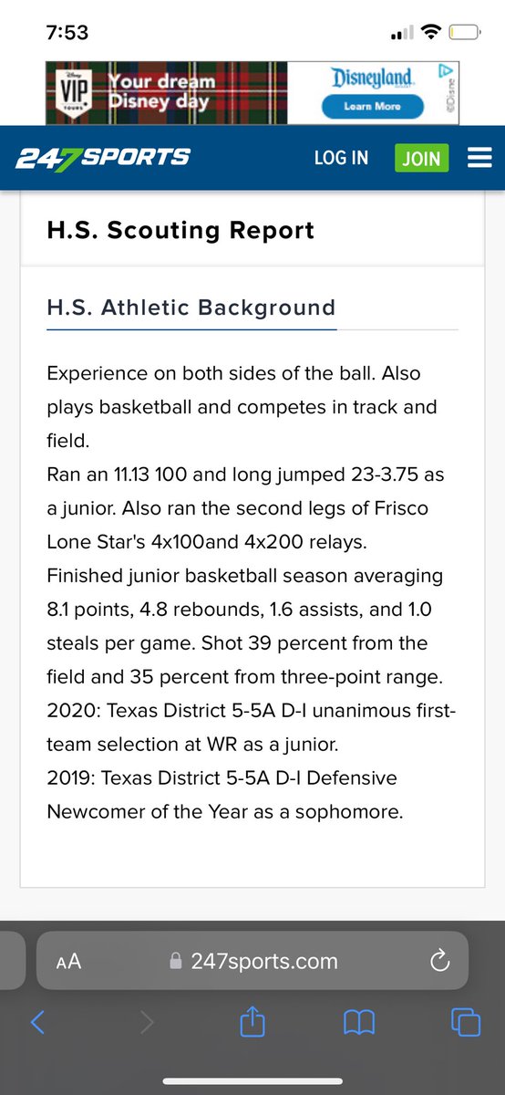 Any high schooler who can run 11.1 in the 100 &amp; long jump 23 ft, WHILE WEIGHING 210 LBS, is probably going to have a good athletic career. Oh, &amp; also played varsity basketball too. For some reason he didn’t specialize in one sport year round 🧐 #FTC ⚡️⚡️