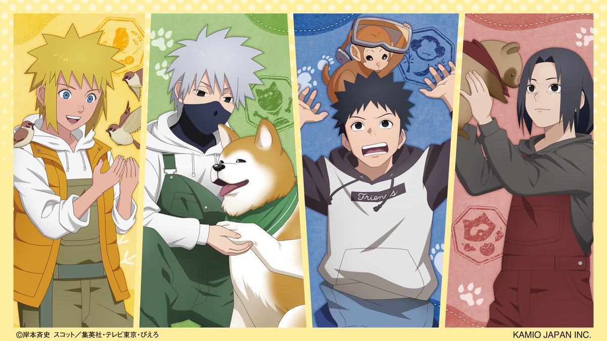 NARUTO カミオジャパン　渋谷ちかみち　缶バッジ NARUTO -ナルト- 少年時代の描き下ろしストア in 渋谷 2月20日