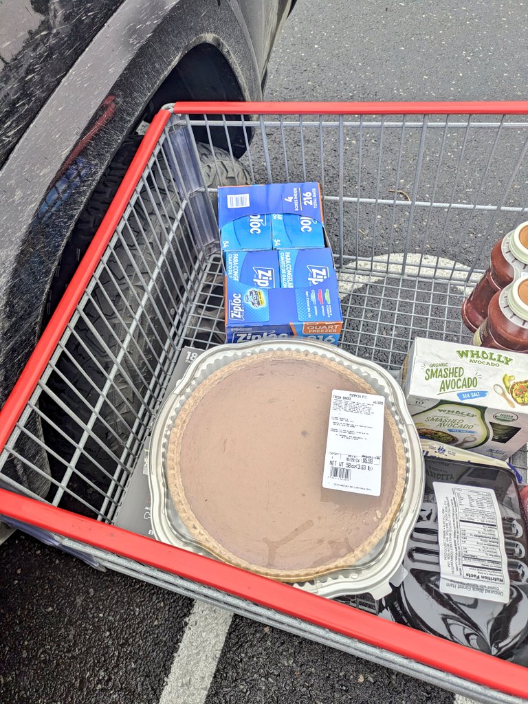 Now I can consider it Fall with the first Costco pumpkin pie of the season.

This'll be gone in about 4 days. 😋