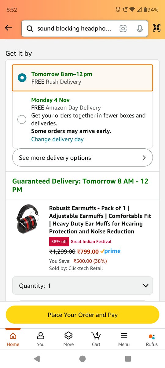 Dashrat79464901's tweet photo. @amazonIN @amazon @awscloud @AmazonHelp your app is not letting me buy products. It redirects me back to payment option. How am I supposed get a product on time with such stupid loop??? https://t.co/fJPmmXamjs