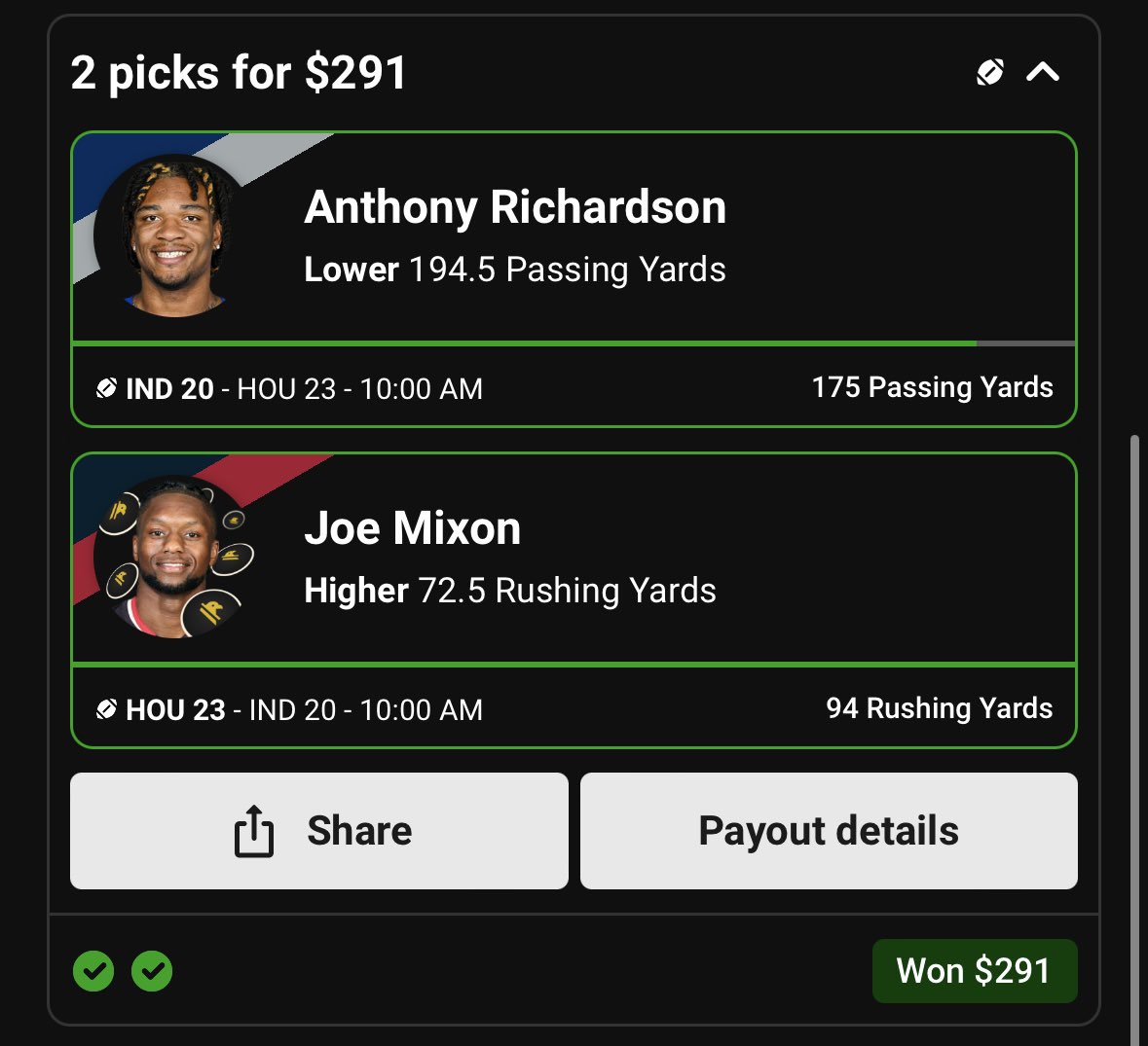 YourFriendKyle_'s tweet photo. *GIVING ANOTHER $50 AWAY TO A RANDOM PERSON WHO RETWEETS*

LET'S FUCKING GO!!

We SMASHED today on Underdog.

How are you not signed up yet?

Use code YFK when you sign up on Underdog for up to $1,000 in bonus CASH!

https://t.co/Q7TzBdMmT0

Sub on Twitter for all plays 🔐 https://t.co/IWrEGJ7Bv6