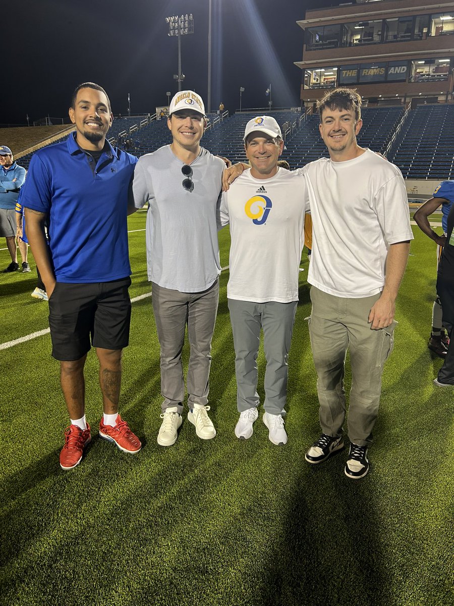 5 years of outstanding Ram QBs. Great players and even better People. These guys set the standard. Couldn’t be more proud of them. Ram Fam 
<a href="/Gerald_Gardner1/">G-Money+</a> <a href="/zach_bronkhorst/">Zach Bronkhorst</a> <a href="/payne_sullins/">Payne Sullins</a>
