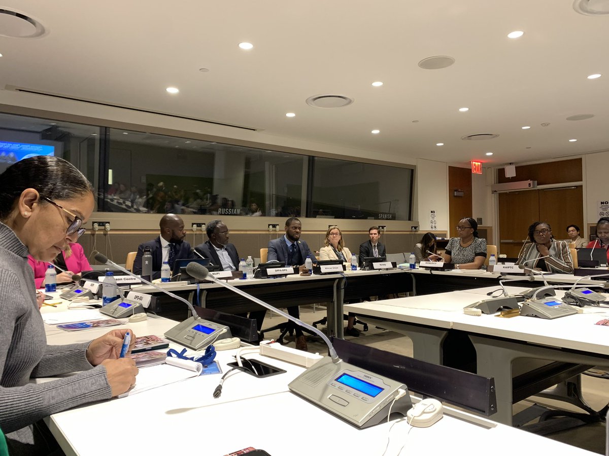 Assal Mahmoud (@assalmahmoud7) on Twitter photo The work of almost 3 years comes to a successful conclusion at the <a href="/UN/">United Nations</a> HQ! Proud to have contributed to <a href="/EffectivePOps/">Effectiveness of Peace Ops Network (#EPON)</a> study on #WPS in <a href="/MONUSCO/">MONUSCO</a> launched on the sidelines of the open debate on #WPS. Huge thanks to <a href="/nupinytt/">NUPI</a> & <a href="/StimsonCenter/">Stimson Center</a> for getting this to the finish line. The work of almost 3 years comes to a successful conclusion at the <a href="/UN/">United Nations</a> HQ! Proud to have contributed to <a href="/EffectivePOps/">Effectiveness of Peace Ops Network (#EPON)</a> study on #WPS in <a href="/MONUSCO/">MONUSCO</a> launched on the sidelines of the open debate on #WPS. Huge thanks to <a href="/nupinytt/">NUPI</a> & <a href="/StimsonCenter/">Stimson Center</a> for getting this to the finish line.