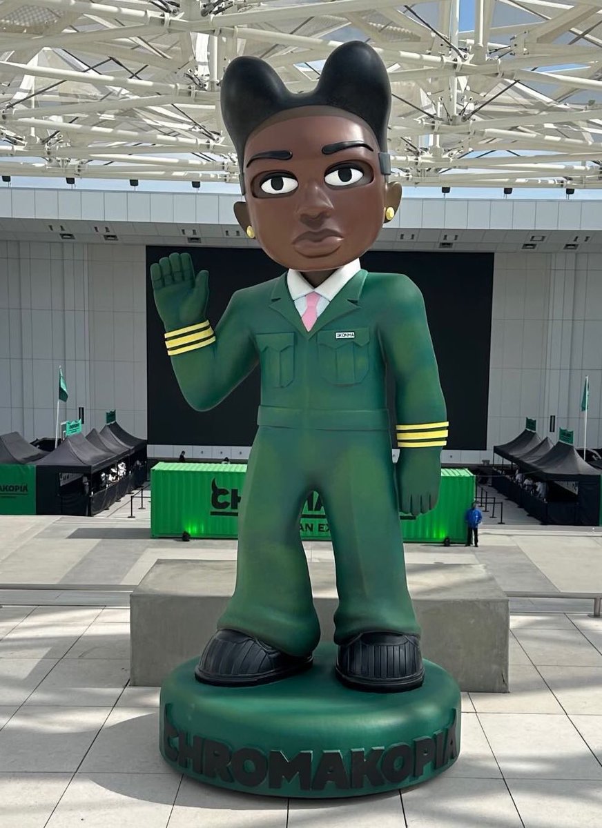 Tyler's CHROMAKOPIA statue is pretty cool, his marketing always on