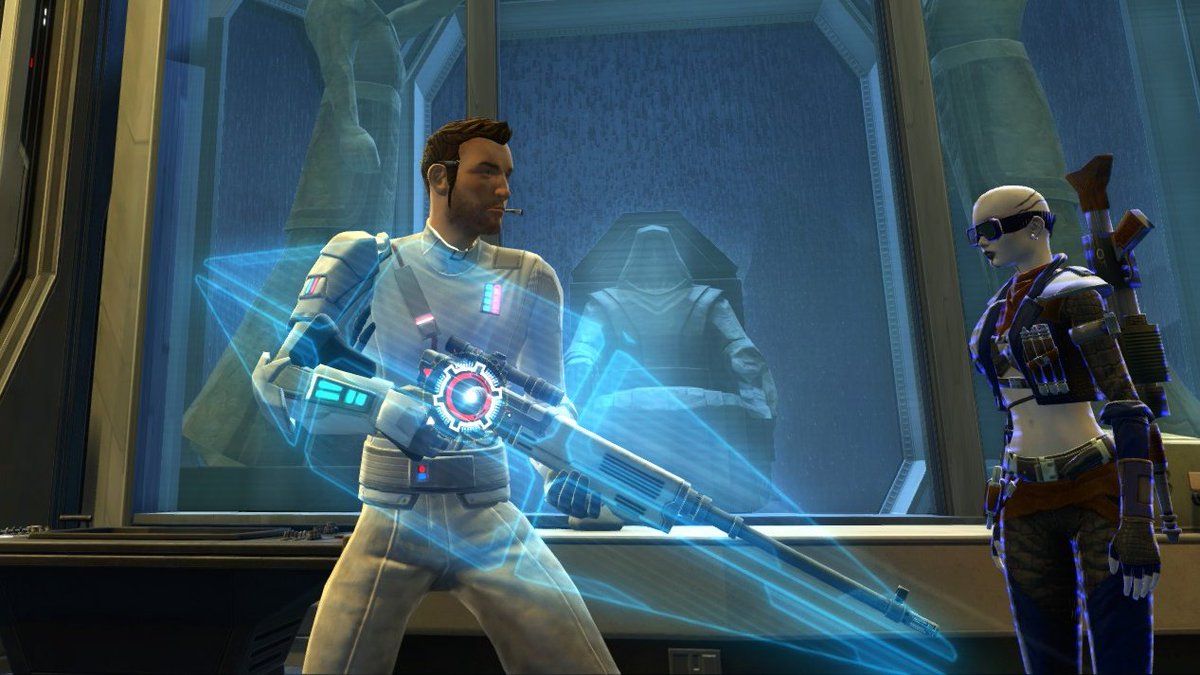 mordorgeist's tweet photo. Of course I needed an Imperial Outfit for my Sniper Simo during the RP event, but I forgot to make one! So if he is going to emulate Simo HΓ€yhΓ€ the White Death, well the Finnish Gray uniform is too common among the Imps, White it is!
#SWTOR #SpaceBarbie #SWTORRP #swtorfashion https://t.co/b2GP2L4AV9