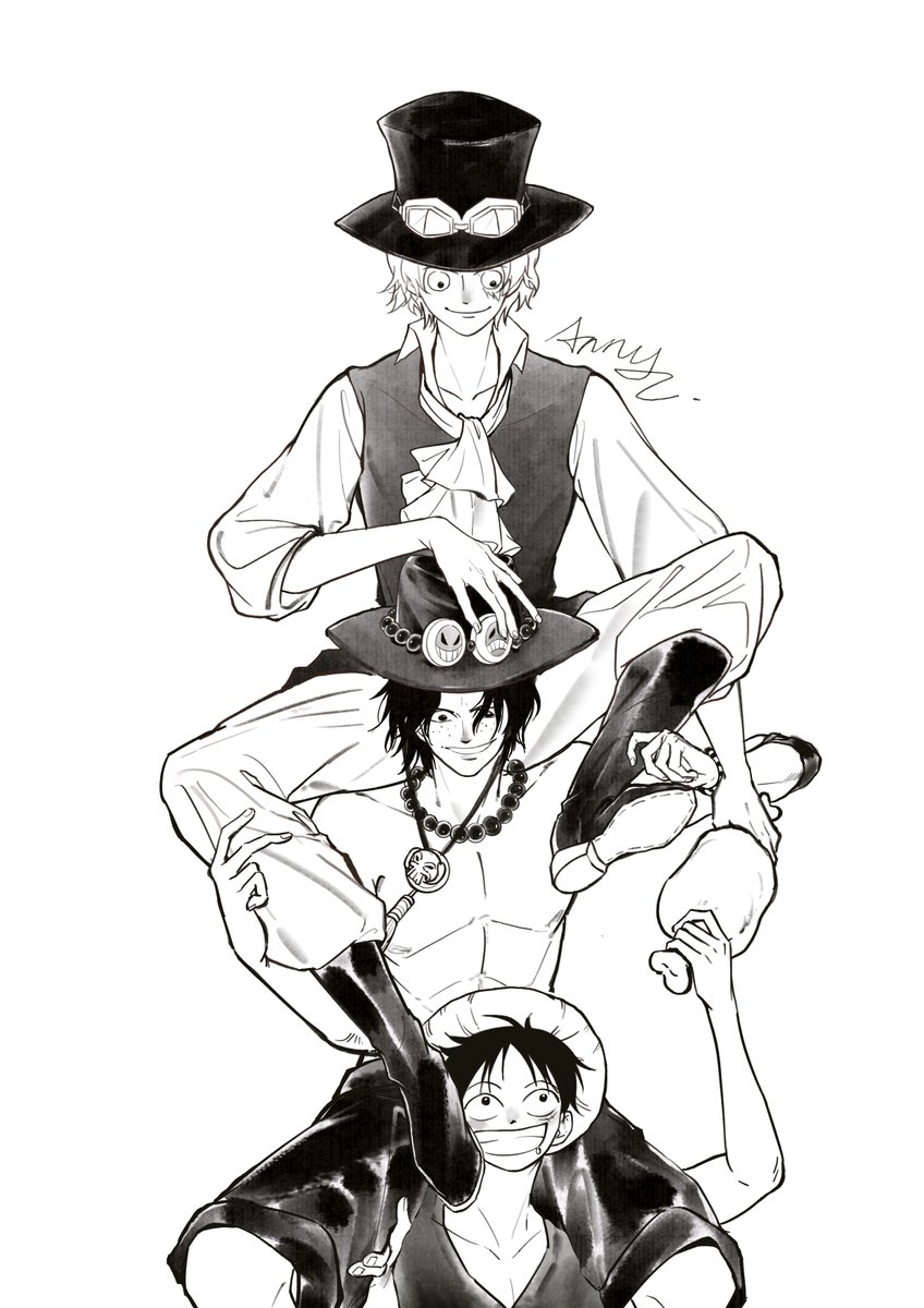 PlayComicAnny's tweet photo. #ワンピース    #ONEPIECE 
If  ASL meet again https://t.co/dFFjh5KAQA