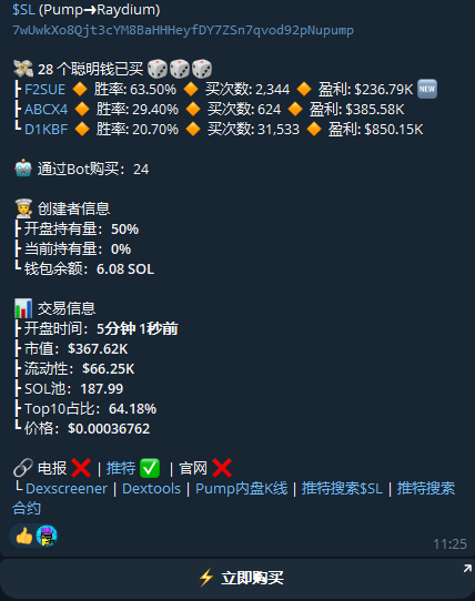 Tank19202's tweet photo. $SL 
CA: 
7wUwkXo8Qjt3cYM8BaHHHeyfDY7ZSn7qvod92pNupump

BOT BUY: 
https://t.co/wmeH4nq8z1 

Private TG Group:
https://t.co/dMTSVDB8cW https://t.co/hJtzhh5bWn