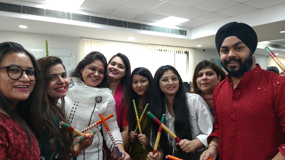 Embracing the festive spirit with color and energy! At #Denave, we work hard and celebrate even harder! Our Dandiya night united #Denavites for a vibrant evening of music and joy, kicking off the season in style.