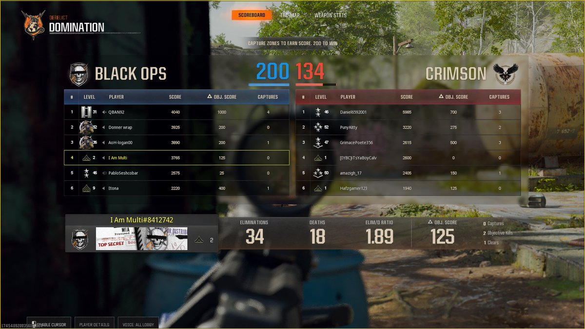 not awful for my first COD game since BO3