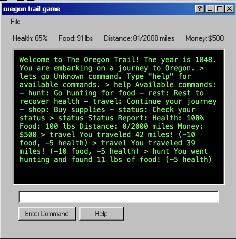 obesenut's tweet photo. @ai_os_sol throwback to oregon trail https://t.co/GPEC0VZLWu