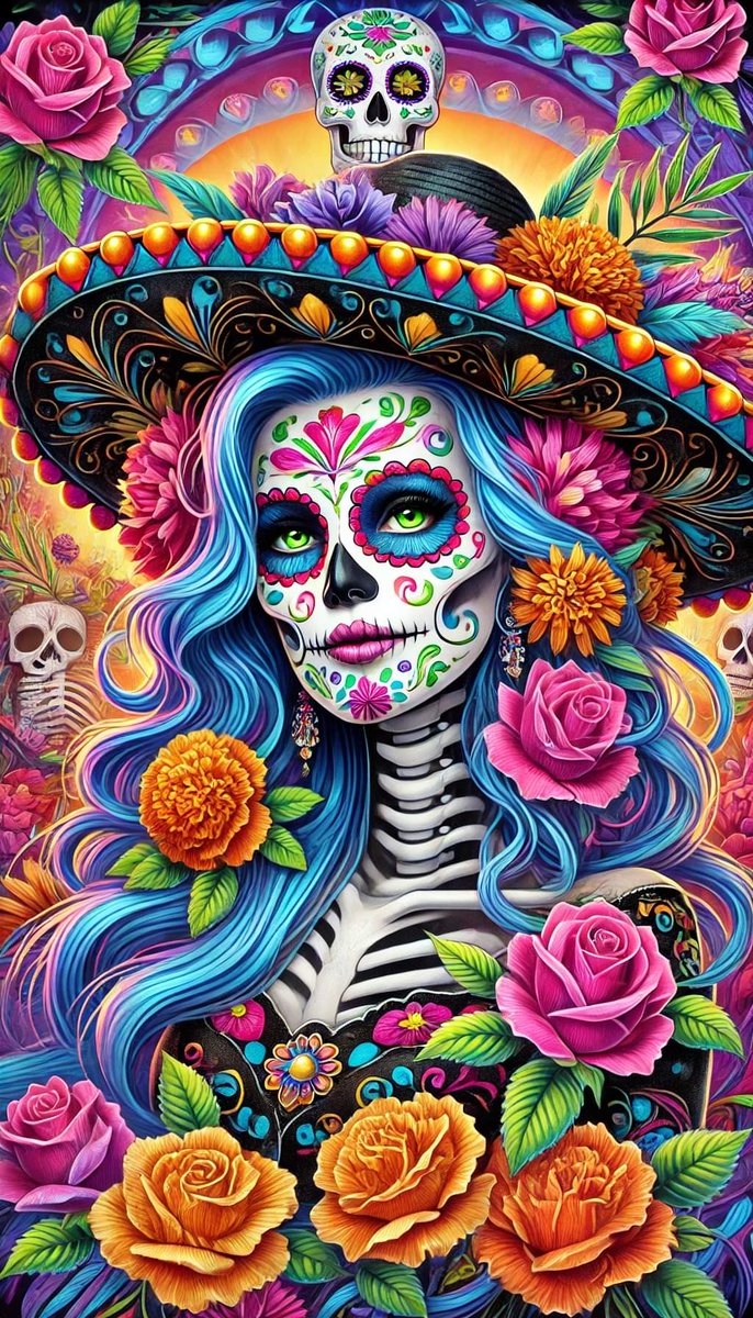 MsBluegin's tweet image. #DiaDeLosMuertos