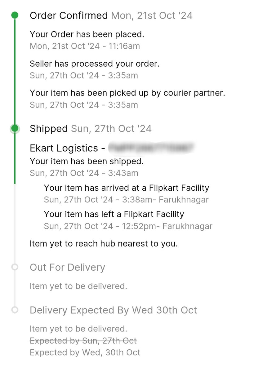 Naseer Nashu 🇮🇳 (@naseernashu0408) on Twitter photo My special day ruined! 😡🤬 My Flipkart order is delayed, and their logistics is a total mess! 😤 This is unacceptable. Thank you🙏🏻 #flipkartbigbilliondays2024 #flipkartbigbilliondays #flipkartscam
#FlipkartFail #DisappointedCustomer <a href="/Flipkart/">Flipkart</a> <a href="/flipkartsupport/">FlipkartSupport</a> <a href="/FlipkartStories/">Flipkart Stories</a> My special day ruined! 😡🤬 My Flipkart order is delayed, and their logistics is a total mess! 😤 This is unacceptable. Thank you🙏🏻 #flipkartbigbilliondays2024 #flipkartbigbilliondays #flipkartscam
#FlipkartFail #DisappointedCustomer <a href="/Flipkart/">Flipkart</a> <a href="/flipkartsupport/">FlipkartSupport</a> <a href="/FlipkartStories/">Flipkart Stories</a>