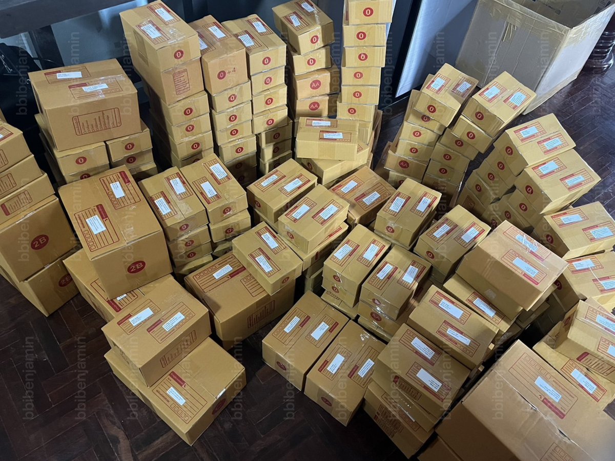 bbibenjamin's tweet photo. ส่งของแล้วนะคะ รอบนี้ส่งไป 190 กว่าบ้าน อิอิ ใครที่โอนยอดครบแล้ว จัดส่งวันนี้ทุกบ้านน้า ลงเลขให้ค่ำๆนะคะ ขอบคุณมากๆค่ะ 🙇🏻♀️🙏🏻💘💘 #bbibenjaminupdate https://t.co/ThJvedyjd4