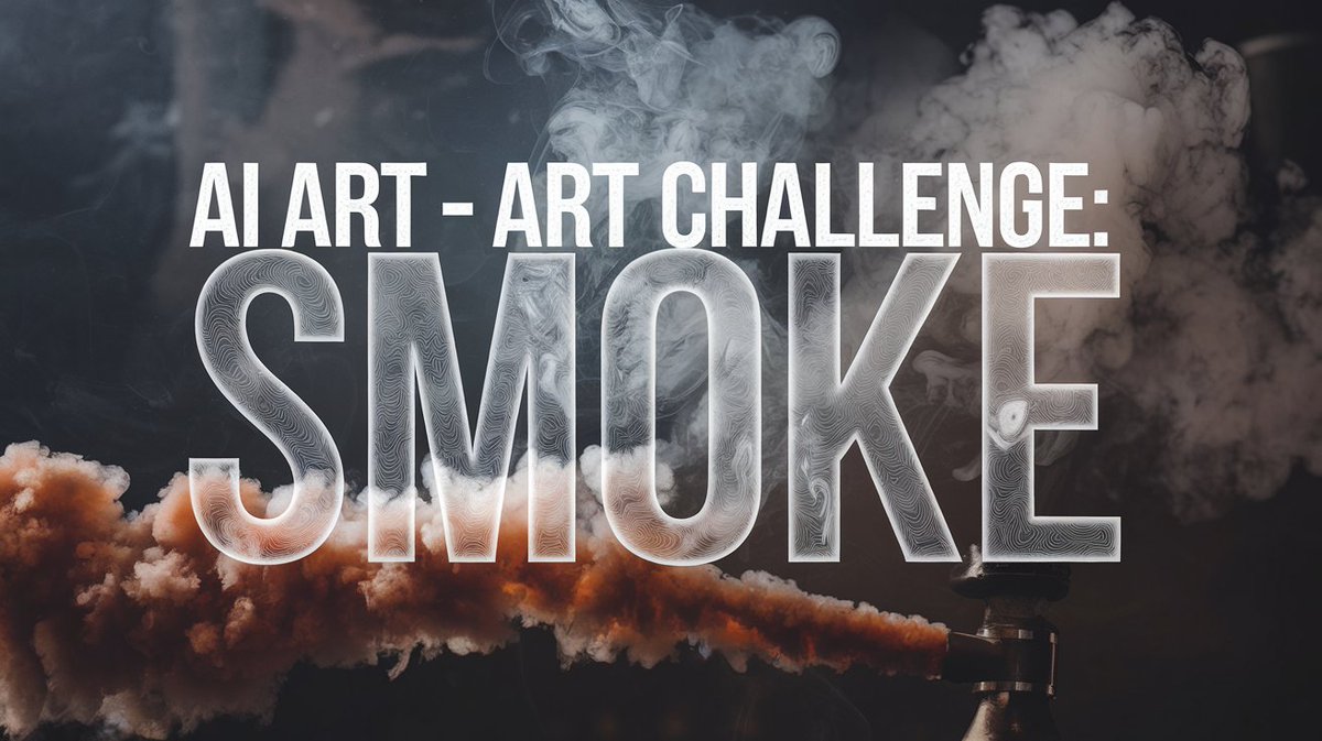 muriellondon's tweet photo. CHALLENGE AI ART: SMOKE 🌫️ 

Theme: Capture the mystery of smoke as it rises and swirls.

Rules: Like, retweet, and share your art! The piece with the most likes after 24 hours will be our winner! https://t.co/TVXBoBibiE