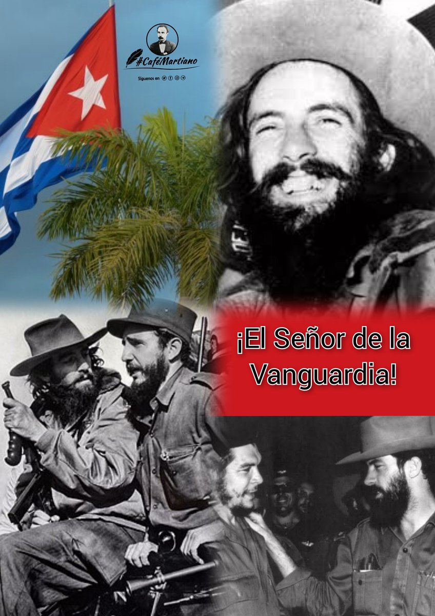 Buenos días 🇨🇺 #CaféMartiano 
Tú Camilo eres también
Además de tu sonrisa
Esa fuerza que precisa
Para responder ¿voy bien?
Toda la confianza en quien
Además de lealtad 
Creció con la dignidad
Que atesora nuestra historia
Y tenemos la memoria
A Fidel, fidelidad
#ElPuebloDeCamilo