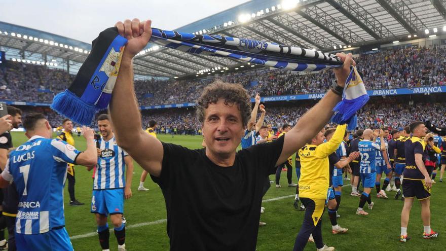 Te recordaremos como el entrenador que nos devolvió al fútbol profesional.

Muchas gracias y suerte en el futuro, Imanol 💙🤍