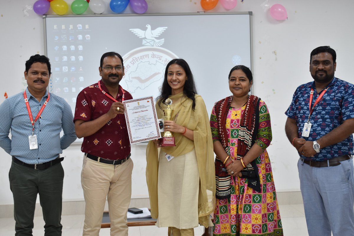 rtcbhubaneswar's tweet photo. “Memories are created by what we do, not by what we think.”
Postal Assistant Induction for Batch 10 (Dir) and Batch 14(Departmental) has been successfully Completed by all Trainees at Regional Training Centre Bhubaneswar. https://t.co/Az2EjfUh7q