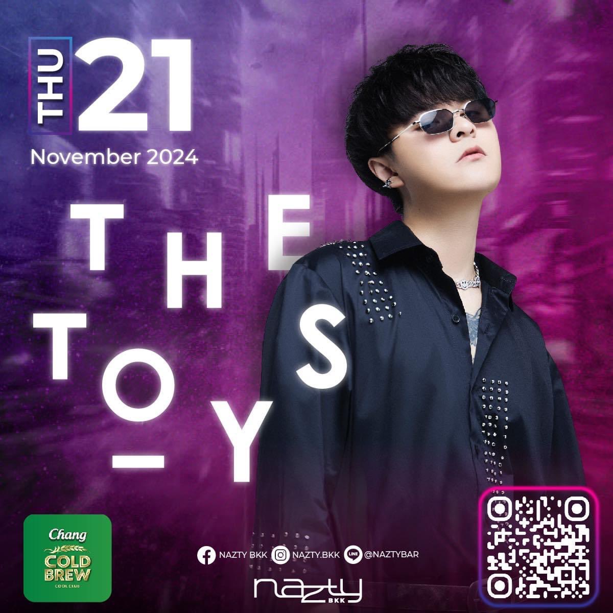 THETOYS_TH's tweet photo. NAZTY BKK
📆 21 พฤศจิกายน 2567
📍ถนนบรรทัดทอง สามย่าน 🍻
จองโต๊ะ
📱: แอดไลน์ @naztybar
📞: 081 139 0089
#NAZTY #THETOYS
#THETOYS_SCHEDULE https://t.co/SwFLsZwOL1