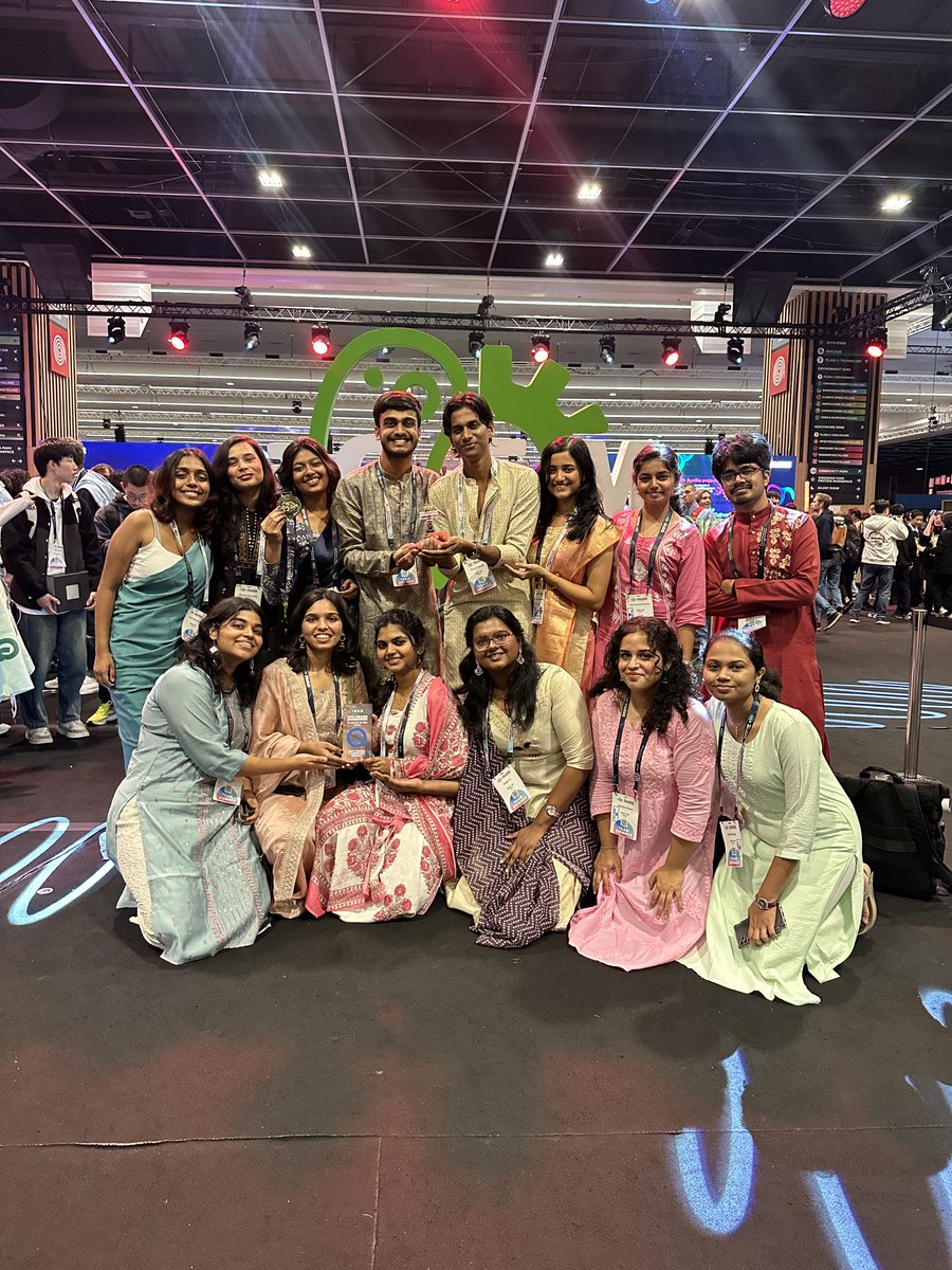 tvmiiser's tweet image. Congratulations to the iGEM team of  IISER TVM for winning the Best Fashion and Cosmetic Project, Best Project Promotion Video, and a Gold Medal at the Grand Jamboree held in Paris.