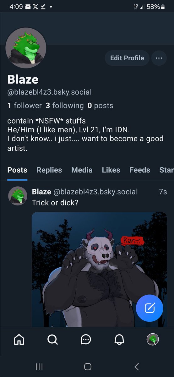 Bl4z3Blaze's tweet image. Guys guys, I made blue sky