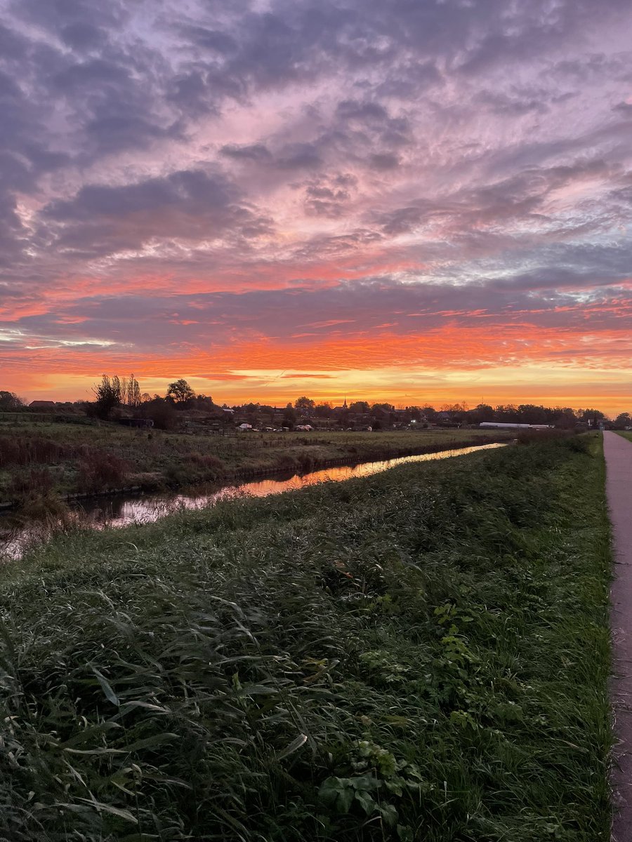 FietspaT's tweet photo. Prima ochtend om naar het werk te fietsen #fietsforens https://t.co/kq9RazAjc5