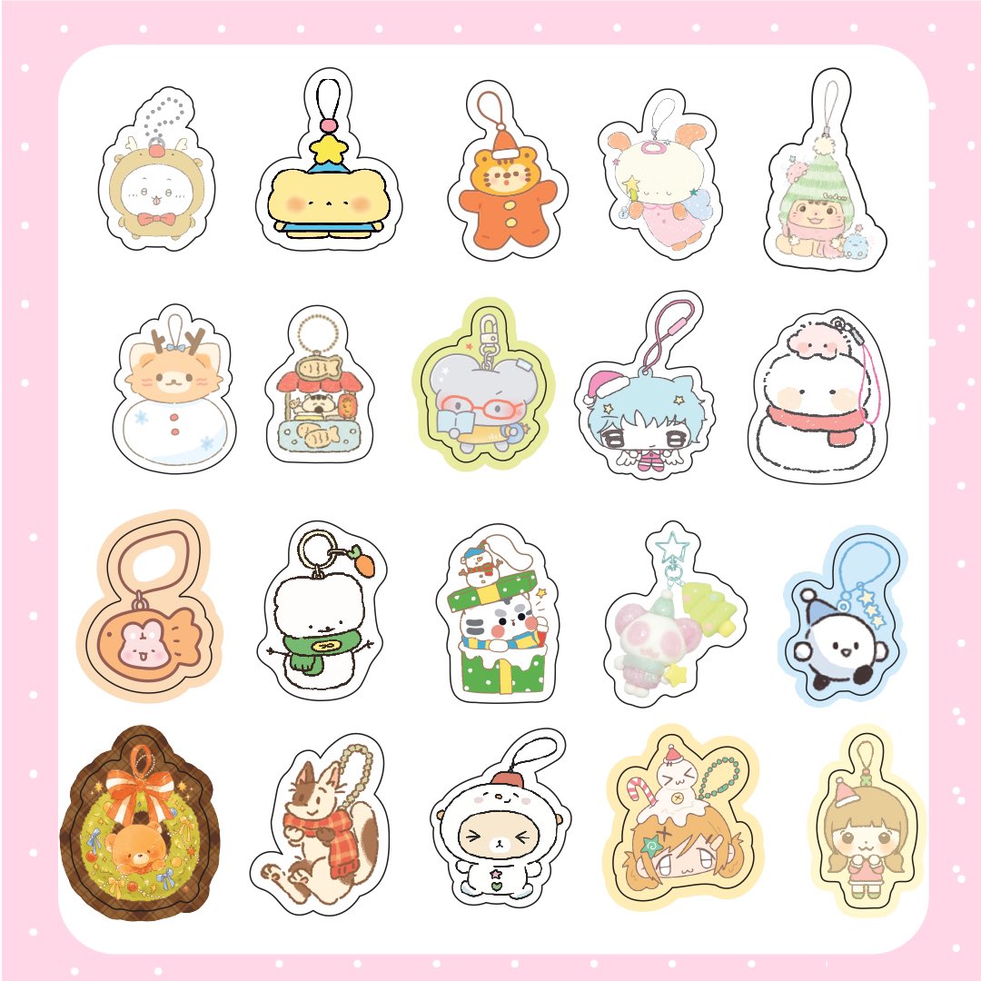 🧸스탬프투어 콜라보스티커 업커밍🎄

뽀일페 하이~라이트 
작가님들의 각 해석한 키링 스티커를 
만나보실수 있어요!

다 너무 귀여워서 확대샷을 안할 수가 없네요!
순서대로 보여드릴께요💕