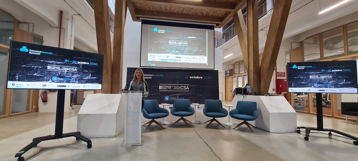 Universidade da Coruña (@udc_gal) on Twitter photo A investigadora da #UDC <a href="/AmparoAlonsoB/">Amparo Alonso</a> participou no Coruña Innovate Summit, un evento que reuniu startups, empresas e profesionais co reto de transformar a empresas e sociedade a través da tecnoloxía.
🔗 Máis info:bit.ly/40nivnU
#ComunidadeUDC #Tecnoloxía #IA #BigData A investigadora da #UDC <a href="/AmparoAlonsoB/">Amparo Alonso</a> participou no Coruña Innovate Summit, un evento que reuniu startups, empresas e profesionais co reto de transformar a empresas e sociedade a través da tecnoloxía.
🔗 Máis info:bit.ly/40nivnU
#ComunidadeUDC #Tecnoloxía #IA #BigData