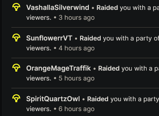 I had a wonderful time scaring myself in Nuclear Nightmare.

Thank you for the raids
<a href="/SpiritQuartzOwl/">SpiritQuartzOwl</a> 
<a href="/Gaiaix555/">🚦Gaiaix555🚦</a> 
<a href="/SunflowerrVT/">SunflowerrVT 𖤓</a> 
<a href="/VashallaS/">Vashalla Silverwind</a> 
Please follow these wonderful people!

We ended the night by raiding into @IanQuestIIRC who was playing some 7 days to die!