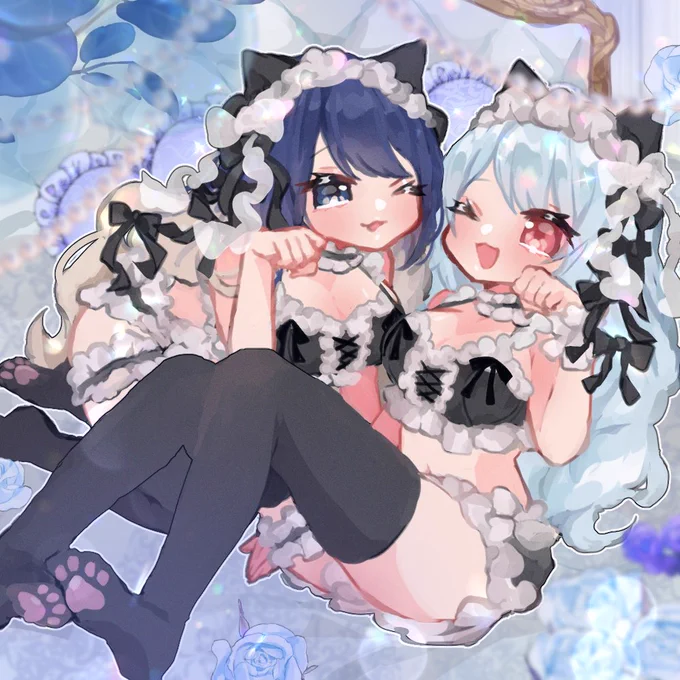 commission(プランB・全身まで描写・背景あり)#有償依頼 #イラストオーダー #有償依頼受付中 