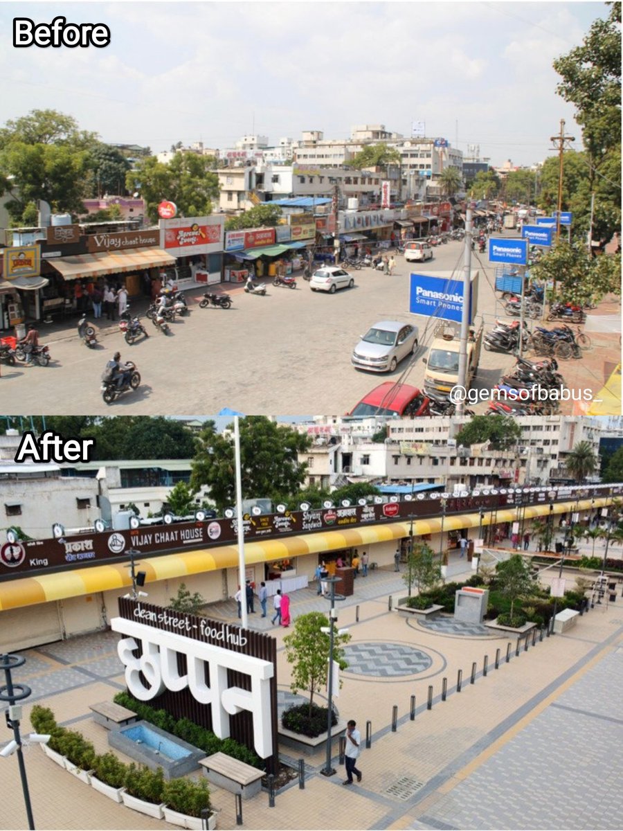 gemsofbabus_'s tweet photo. 🚨 Transformation of Indore's 56 Dukaan was completed in just 53 days. https://t.co/M1pHVLYSV0