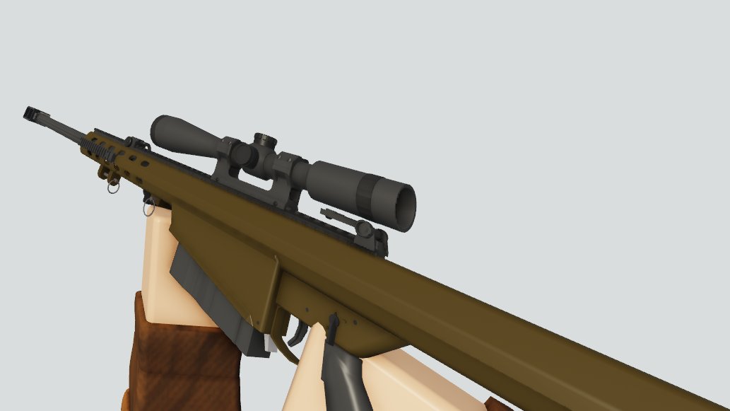 Arsenal_LN's tweet photo. Barrett has received a new model in the latest update.

The model has been made by @EmirpERIF94.

#RobloxArsenal https://t.co/5msdugotHu