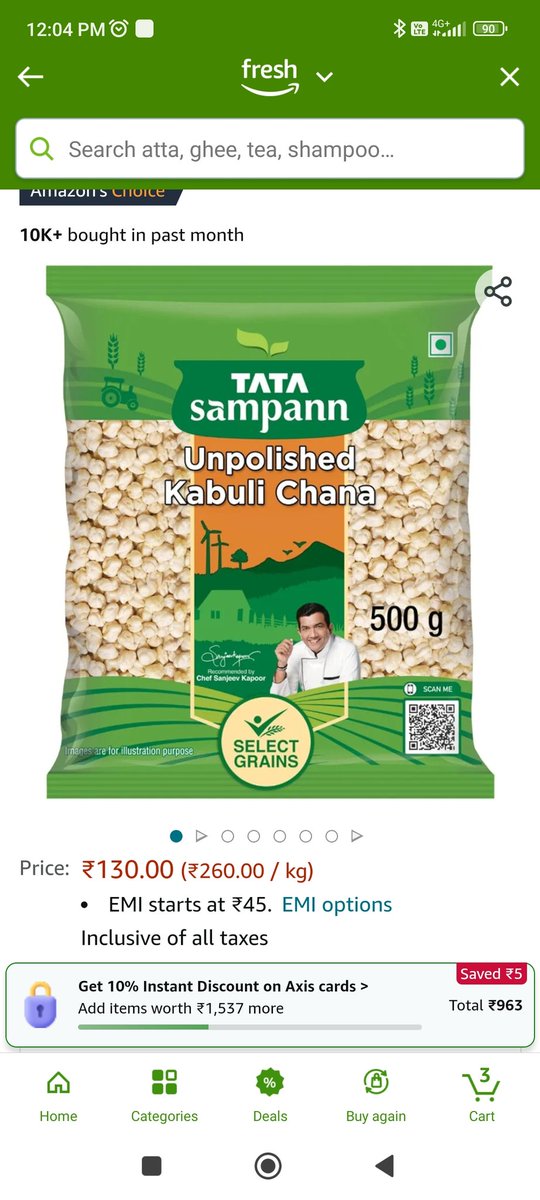 anir_p's tweet photo. @bigbasket_com Just compare your prices for the exact same product from swiggy instamart.Why are your prices too high ? https://t.co/ulYXOh5f1P