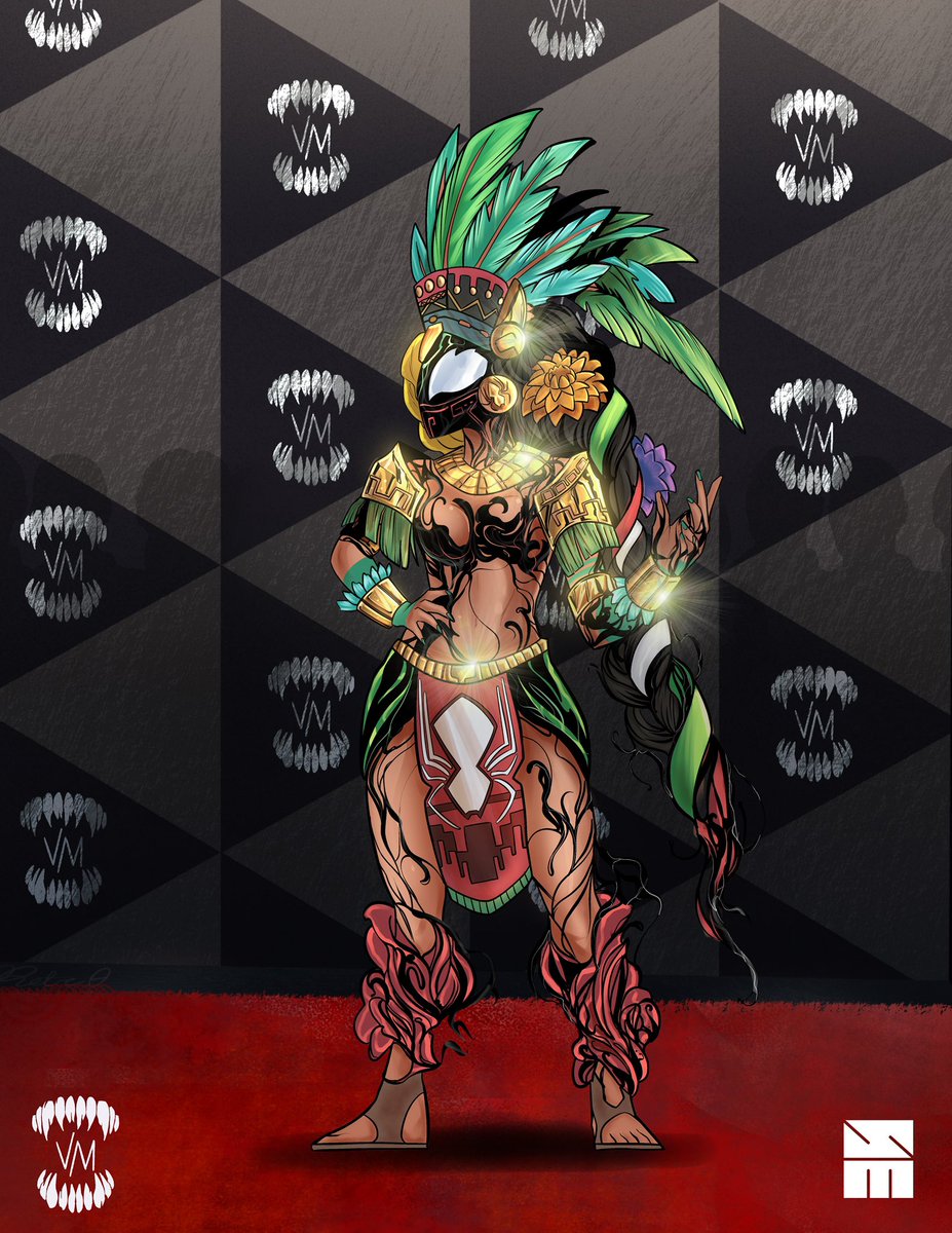 Following Specter is another member of the group chat, and a new addition to my own multiverse, Portia Spider!

#VenomMasquerade #Spiderwebgala #spidersona #spideroc #splitmantra