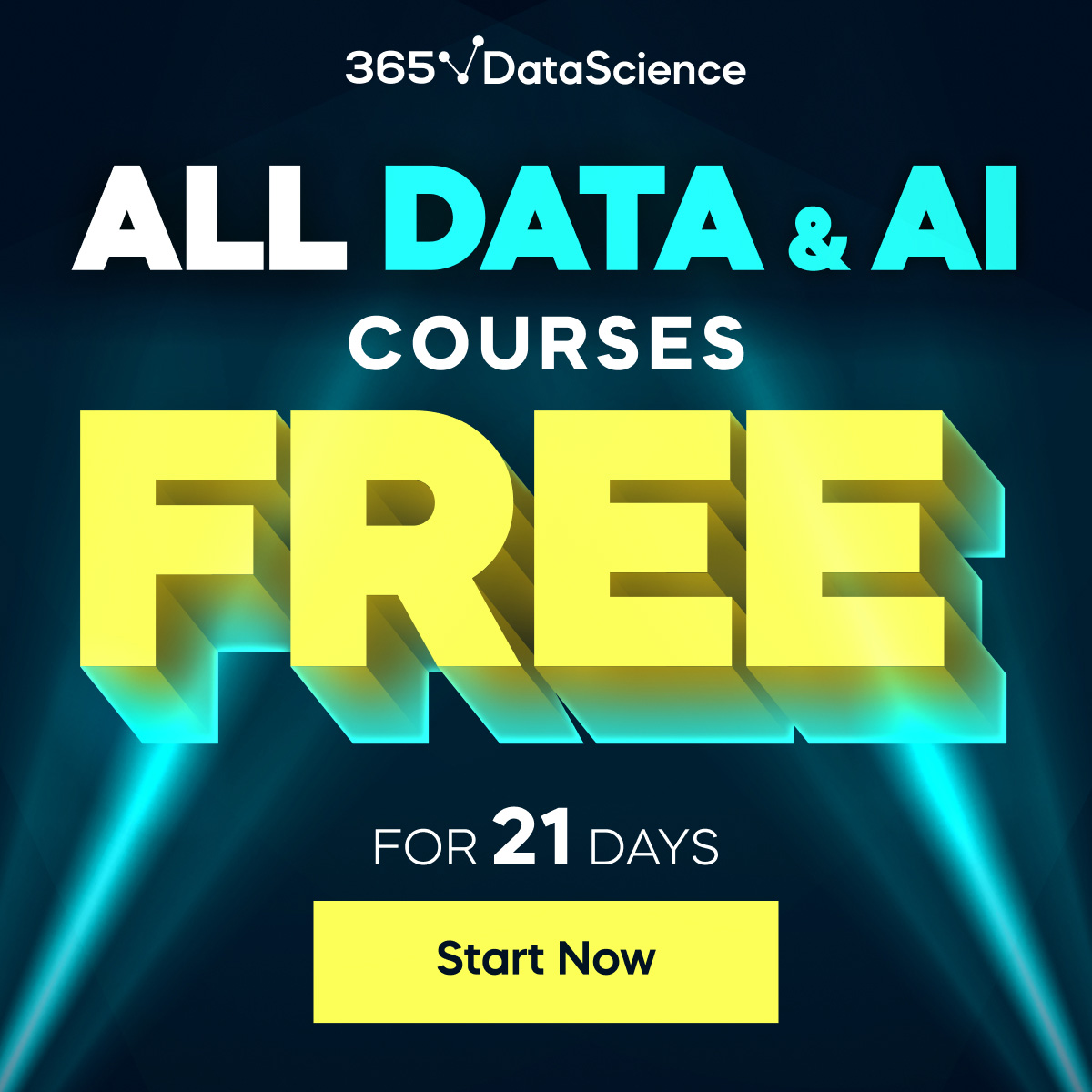 365datascience's tweet photo. 📣 Announcement: Get free access to ALL our data and AI courses for 21 days!
🔗 https://t.co/X0S1HupDzw

🗓️ Mark your calendar: November 1, 8:00 AM to November 21, 8:00 AM UTC
No card required. https://t.co/mgCicx42kz