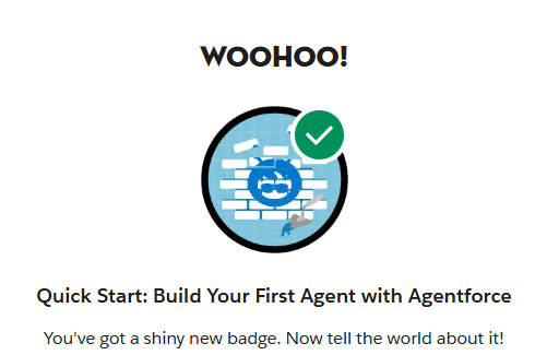 LovNaman's tweet photo. So my booking has been confirmed; have you made your booking at Coral Cloud Resort?
Configure an Agentforce Service Agent now, and let's enjoy the experience of a lifetime at Coral Cloud Resort.
#Trailblazers #BeAnAgent #BuiltWithAgentforce #SFGiveaway @Salesforce @Trailhead https://t.co/F17OuHtN4B