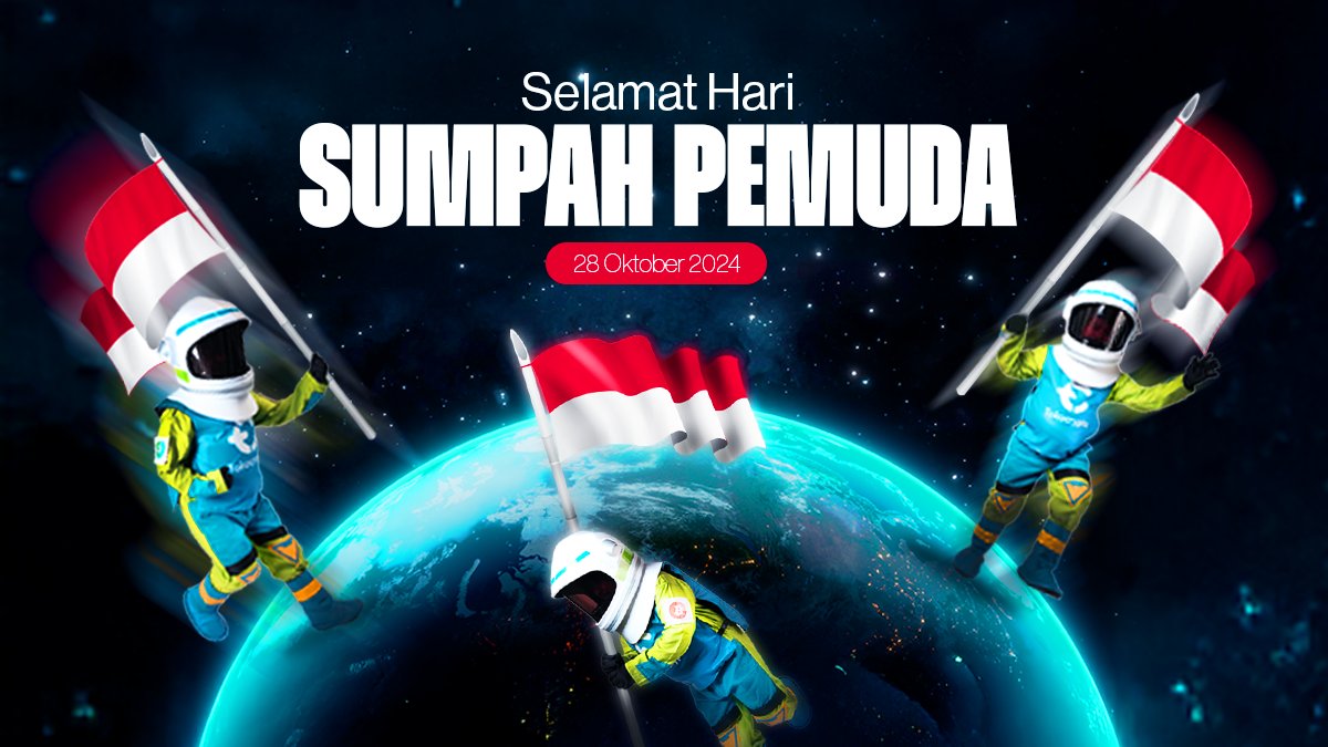 Tokocrypto's tweet photo. Selamat Hari Sumpah Pemuda! 👩🏻‍💻✨

Mari lanjutkan semangat pemuda Indonesia, untuk terus berkarya, dan berinovasi untuk kemajuan bangsa. 🚀

Salam, #ExchangeIndonesia 👨🏻‍🚀🇮🇩 https://t.co/CtZPsYQfE4