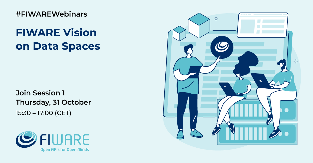 Discover the potential of Data Spaces! Join Juanjo Hierro in the first session of the FIWARE webinar to discover seamless onboarding, verifiable credentials and the FIWARE Data Space Connector. 

31 October, 15:30 CET. Register now! 👉 lnkd.in/dGbqpfqA

#FIWAREWebinars