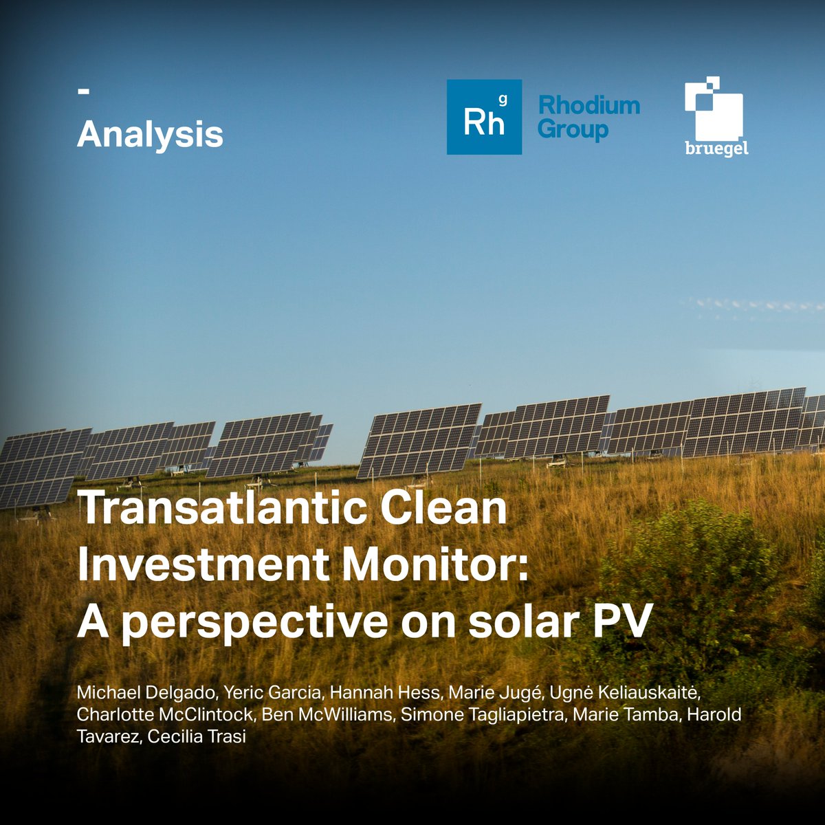 Bruegel (@bruegel_org) on Twitter photo 🗺️☀️This is the second of a series of Bruegel-<a href="/rhodium_group/">Rhodium Group</a> quarterly briefings to compare clean tech #deployment and #manufacturing trends in #Europe and the #US
🔎 Read the full Analysis here:
bruegel.org/analysis/trans… 🗺️☀️This is the second of a series of Bruegel-<a href="/rhodium_group/">Rhodium Group</a> quarterly briefings to compare clean tech #deployment and #manufacturing trends in #Europe and the #US
🔎 Read the full Analysis here:
bruegel.org/analysis/trans…