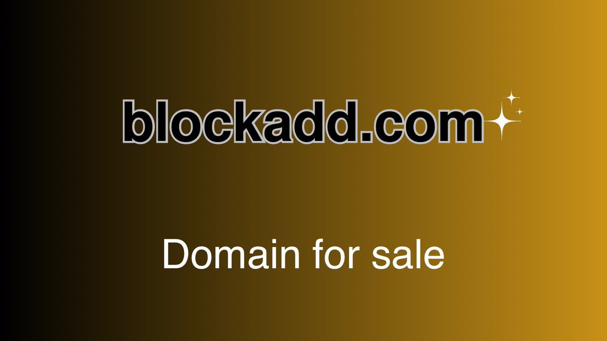 adsdomainat's tweet photo. block add
Domain for sale
Puerto Rico
USA Today

https://t.co/opEXCtbfgq

#domains
#Follow_me 
#domain 
#block_add 
#block #add 
#google #GOAT_80Mviews https://t.co/xqKO7wFAPA